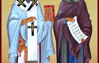 Oshënarët Kirili e Metodi, ndriçues të sllavëve. Hierodëshmor Mokiu. Dëshmor i ri Argjiri.