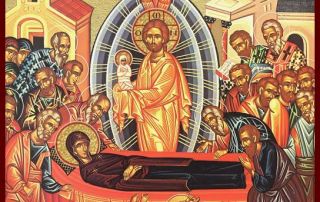 Fjetja e Hyjlindëses Mari. Dëshmor Tarsizi në Romë. Fjetja e Hyjlindëses Mari. Dëshmor Tarsizi në Romë.