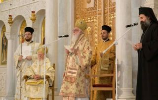 ΟΜΙΛΙΑ ΤΟΥ ΑΡΧΙΕΠΙΣΚΟΠΟΥ ΑΝΑΣΤΑΣΙΟΥ ΚΑΙ ΤΟΥ  ΟΙΚΟΥΜΕΝΙΚΟΥ ΠΑΤΡΙΑΡΧΟΥ  κ.κ. ΒΑΡΘΟΛΟΜΑΙΟΥ  ΚΑΤΑ ΤΑ ΕΓΚΑΙΝΙΑ ΤΟΥ ΙΕΡΟΥ ΚΑΘΕΔΡΙΚΟΥ ΝΑΟΥ  ΤΗΣ ΑΝ?