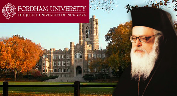 Archbishop Anastasios will Receive Today  an “Honorary Doctorate” from Fordham University in New York City, America. (28 January 2014)