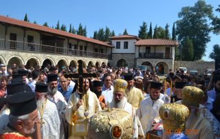 Kremtim i madh i Shën Kozmait  në Manastirin e tij në Kolkondas