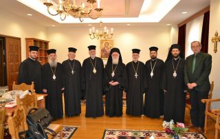 Visit of the Representatives of the Eparchy of Ungros (Calabria) to Our Church. (May 2014)