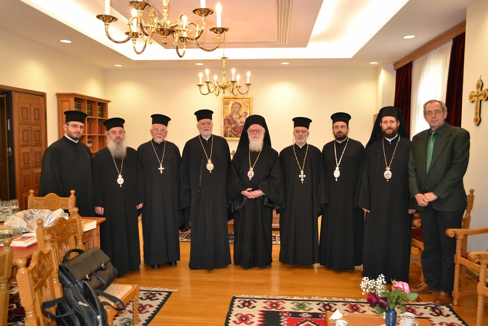 Visit of the Representatives of the Eparchy of Ungros (Calabria) to Our Church. (May 2014)