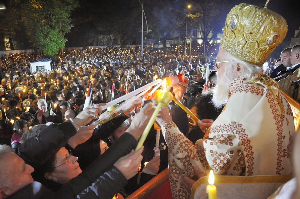 Kremtimi i Pashkës në katedralen “Ngjallja e Krishtit” Tiranë & Pritja e personaliteteve. (20 Prill 2014)