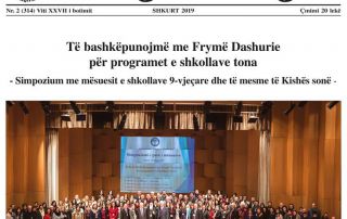 Doli në qarkullim gazeta “Ngjallja” e muajit Shkurt 2019