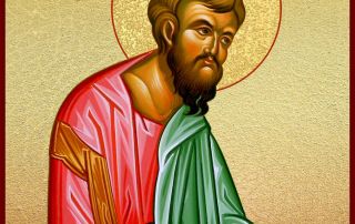 Apostull Jakovi, vëllai i Joan Ungjillorit. Oshënar Donati i Evrisë (Sarandë).