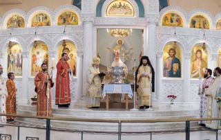 Të gjithë morën ndriçimin e të kremtes së Theofanisë Të gjithë morën ndriçimin e të kremtes së Theofanisë