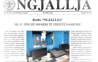 Doli në qarkullim gazeta “Ngjallja” Tetor 2020