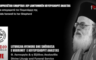 Liturgjia Hyjnore dhe Shërbesa e varrimit e Kryepiskopit Anastas, drejtpërdrejt nga Katedalja “Ngjallja e Krishtit”, Tiranë, 30 Janar 2025