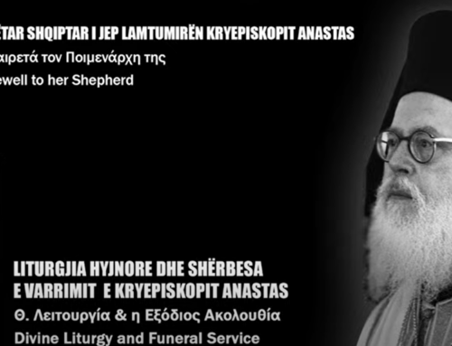 Drejtpërdrejt Liturgjinë Hyjnore dhe në vazhdim Shërbesën e Varrimit të Kryepiskopit Anastas.