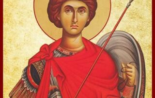 – 23 Prill – Dëshmor i madh Gjergj Trofeprurësi. Dëshmorët Donati dhe Therini në Butrint të Sarandës. Dëshmor i ri Llazar Bullgari. – 23 Prill – Dëshmor i madh Gjergj Trofeprurësi. Dëshmorët Donati dhe Therini në Butrint të Sarandës. Dëshmor i ri Llazar Bullgari.