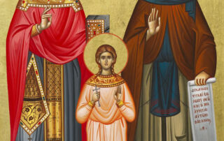 – 22 Prill – Apostull Nathanaili. Oshënar Theodhor Sikeoti. Oshënar Theohari dhe Apostoli. Hierodëshmor Gai i Romës. Dëshmorët Epipodi dhe Aleksandri i Lionit. Dëshmor Nearku. Dëshmorët Rafael, Nikolla dhe Irini.