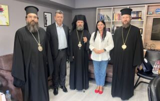 Prefekti i Qarkut Vlorë mirëpriti Kryepeshkopin e Tiranës, Durrësit dhe gjithë Shqipërisë, Fortlumturinë e Tij, Imzot Joan Pelushi. 09.08.2025