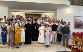 Fortlumturia e Tij, Imzot Joani, priti sot në Qendrën Sinodike të Kryepiskopatës një grup të rinjsh nga Kisha Orthodhokse e Polonisë, të udhëhequr nga atë Piotr Makal.