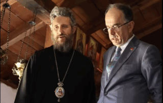 Mitropoliti i Beratit, Hirësi Asti, mikpriti Presidentin e Republikës Shkëlqesinë e tij z.Bajram Begaj, në kishën e Shën Marisë, Sinjë. 24.07.2025 Mitropoliti i Beratit, Hirësi Asti, mikpriti Presidentin e Republikës Shkëlqesinë e tij z.Bajram Begaj, në kishën e Shën Marisë, Sinjë. 24.07.2025