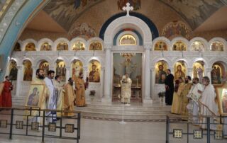 Θεία Λειτουργία για την Πρωτοχρονιά και την 70ή επέτειο του Αρχιεπισκόπου