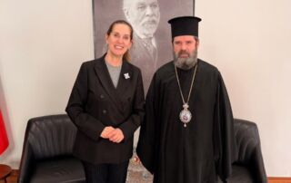 Fortlumturia e Tij, Kryepiskopi Joan takim me Ministren e Arsimit, znj Mirela Kumbaro