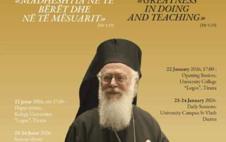 Hapi punimet Konferenca Ndërkombëtare: “Kryepiskopi Anastas, madhështia në të bërët dhe në të mësuarit”