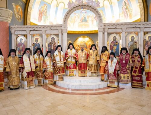 Uniteti i dukshëm i orthodhoksëve dëshmi në mbarë botën Përshkrim nga Mediat Kishtare Orthodhokse online për vizitën e Kryepiskopit Joan në Shtetet e Bashkuara të Amerikës