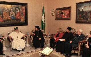 Kryepiskopi Joan uron Kryetarin e Komunitetit Mysliman të Shqipërisë & Kryegjyshin Botëror Bektashian për Fitër Bajramin