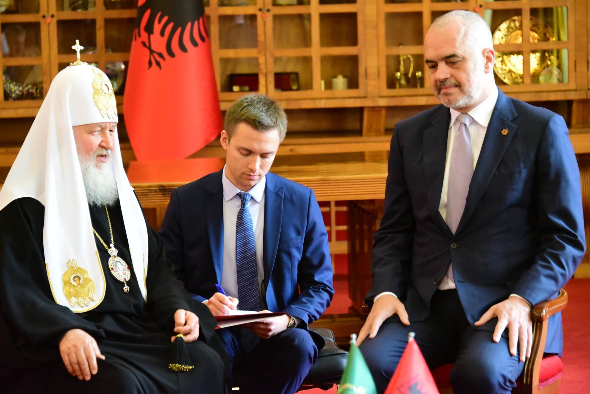 Ο Πρωθυπουργός, κ. Έντι Ράμα υποδέχτηκε τον Πατριάρχη Κύριλλο