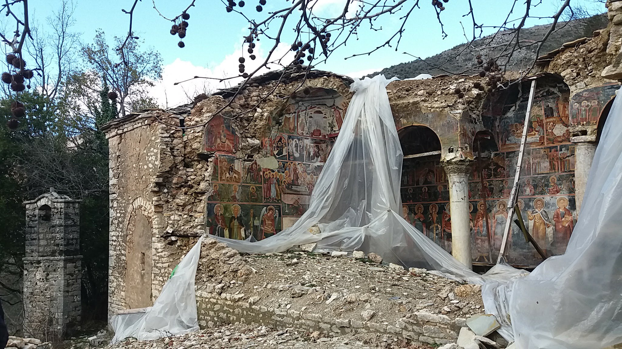 Ndërhyrje shpëtimi dhe konservimi në kishën e Shën Athanasit