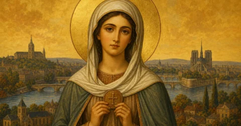 Oshënare Gjenovefa në Paris