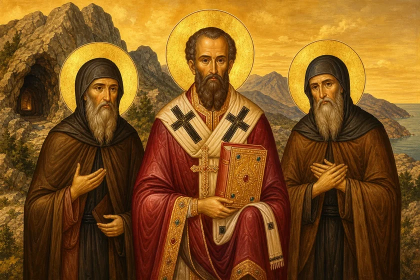 Hierodëshmorët Efremi, Vasili, Evgjeni etj.