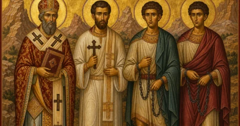 Dëshmorët Feliks episkopi, Januar presviteri, Furtunati, Septimini