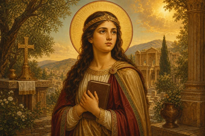Oshënare Hermiona, bija e Apostull Filipit
