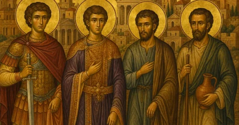 Dëshmorët Romuli, Evdhoksi, Zenon dhe Makari