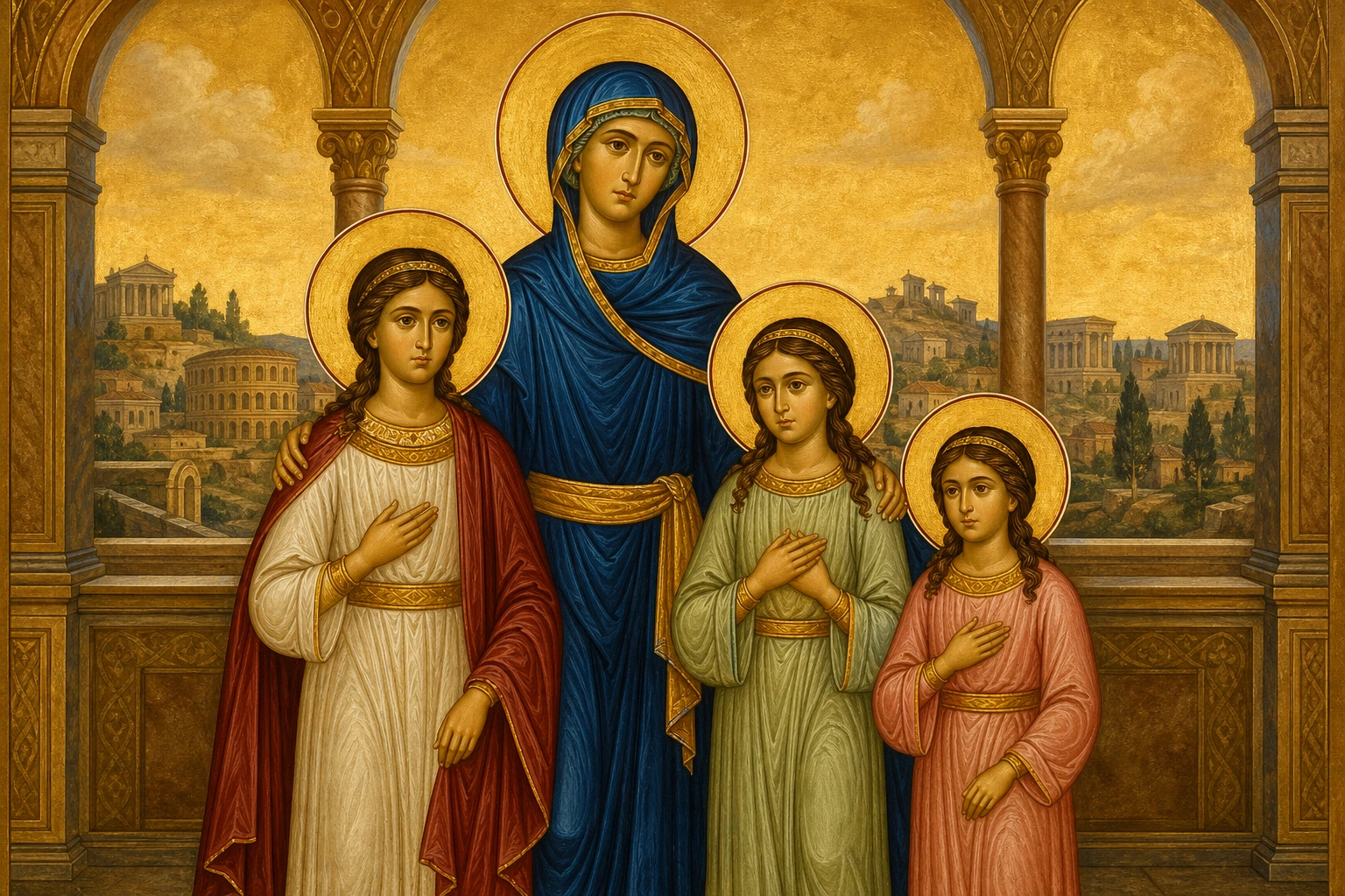 Sofia e vajzat dëshmore: Besa, Shpresa, Dashuria