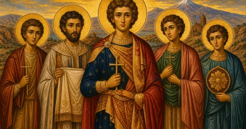 Dëshmorët Efstrati, Afksenti, Oresti, Evgjeni, Mardari