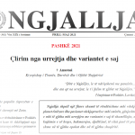 Doli në qarkullim Gazeta “Ngjallja” Prill – Maj 2021. Doli në qarkullim Gazeta “Ngjallja” Prill – Maj 2021.