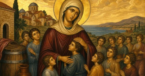 Η Οσία Σοφία η εξ Αίνου, μητέρα των ορφανών