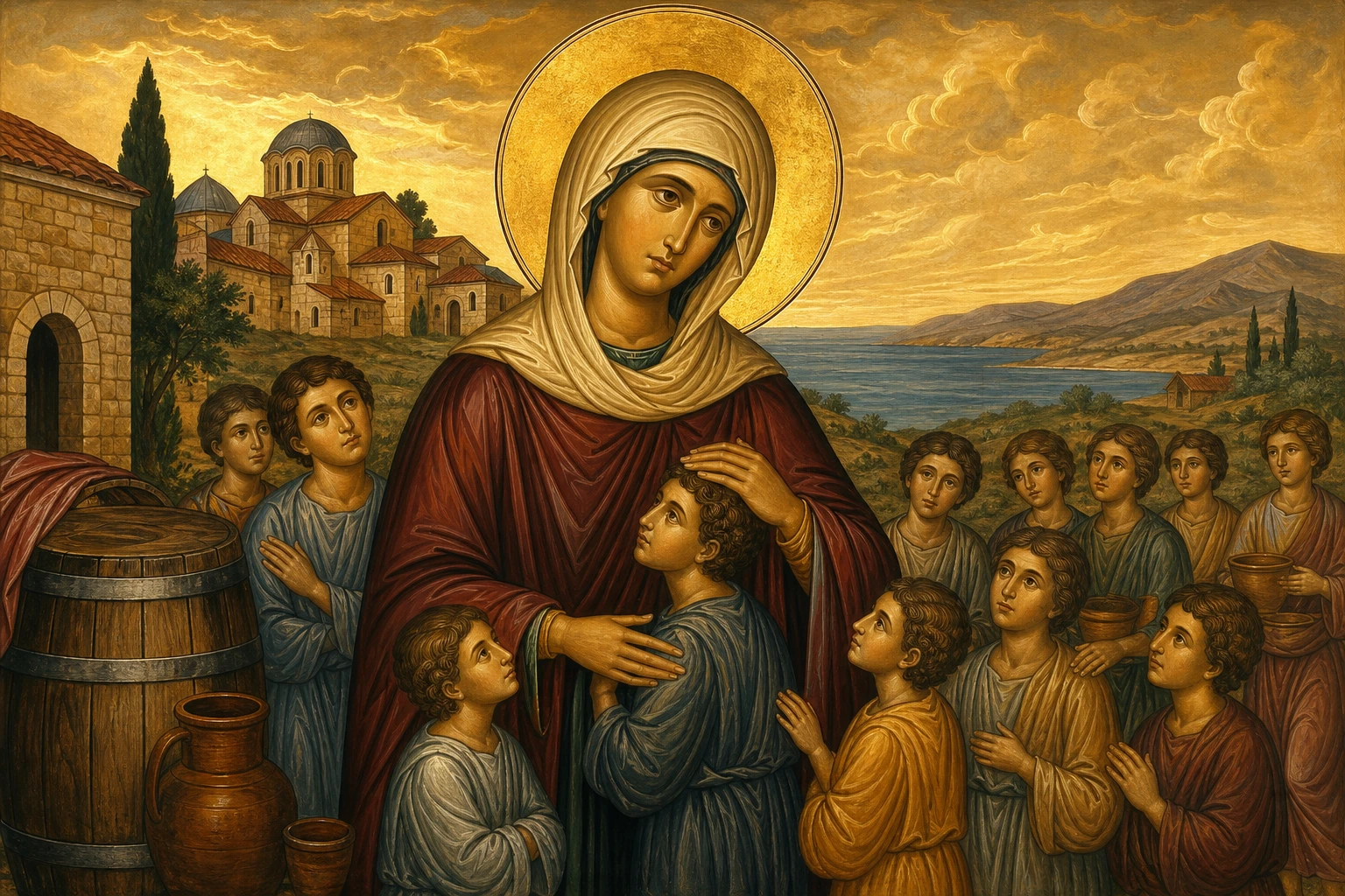 Η Οσία Σοφία η εξ Αίνου, μητέρα των ορφανών