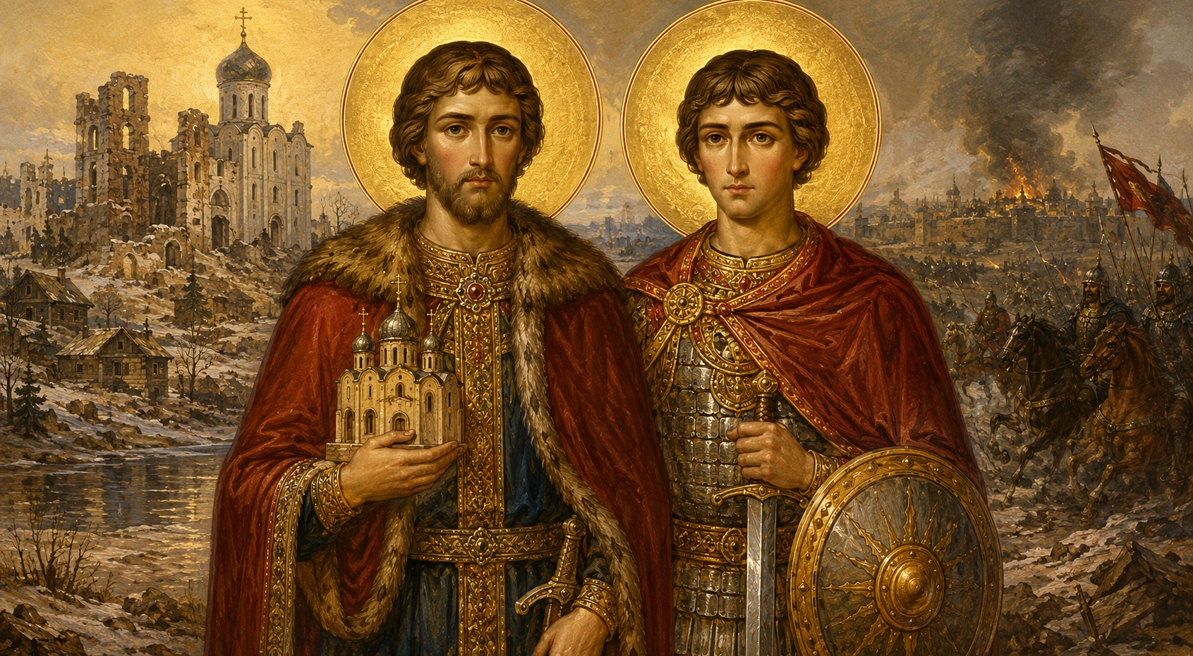 Shenjtorët Vasilios dhe Kostandini, princat e Jaroslavlit