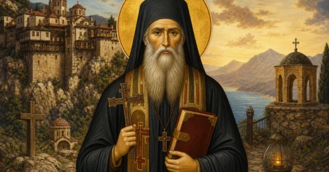 Oshënar martiri Sava Stageiriti dhe vizioni i martirizimit