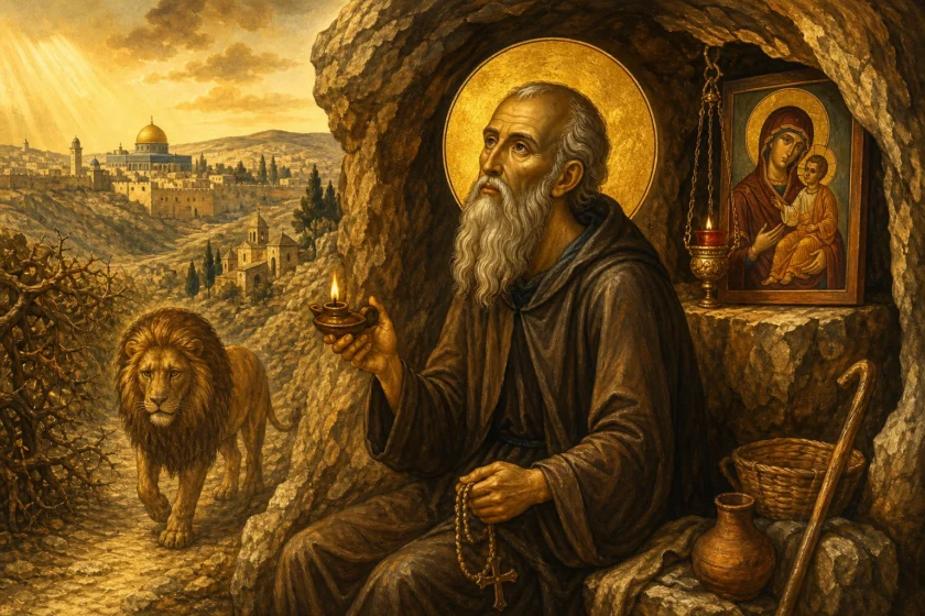 Ο Όσιος Ιωάννης ο Ερημίτης της Παλαιστίνης