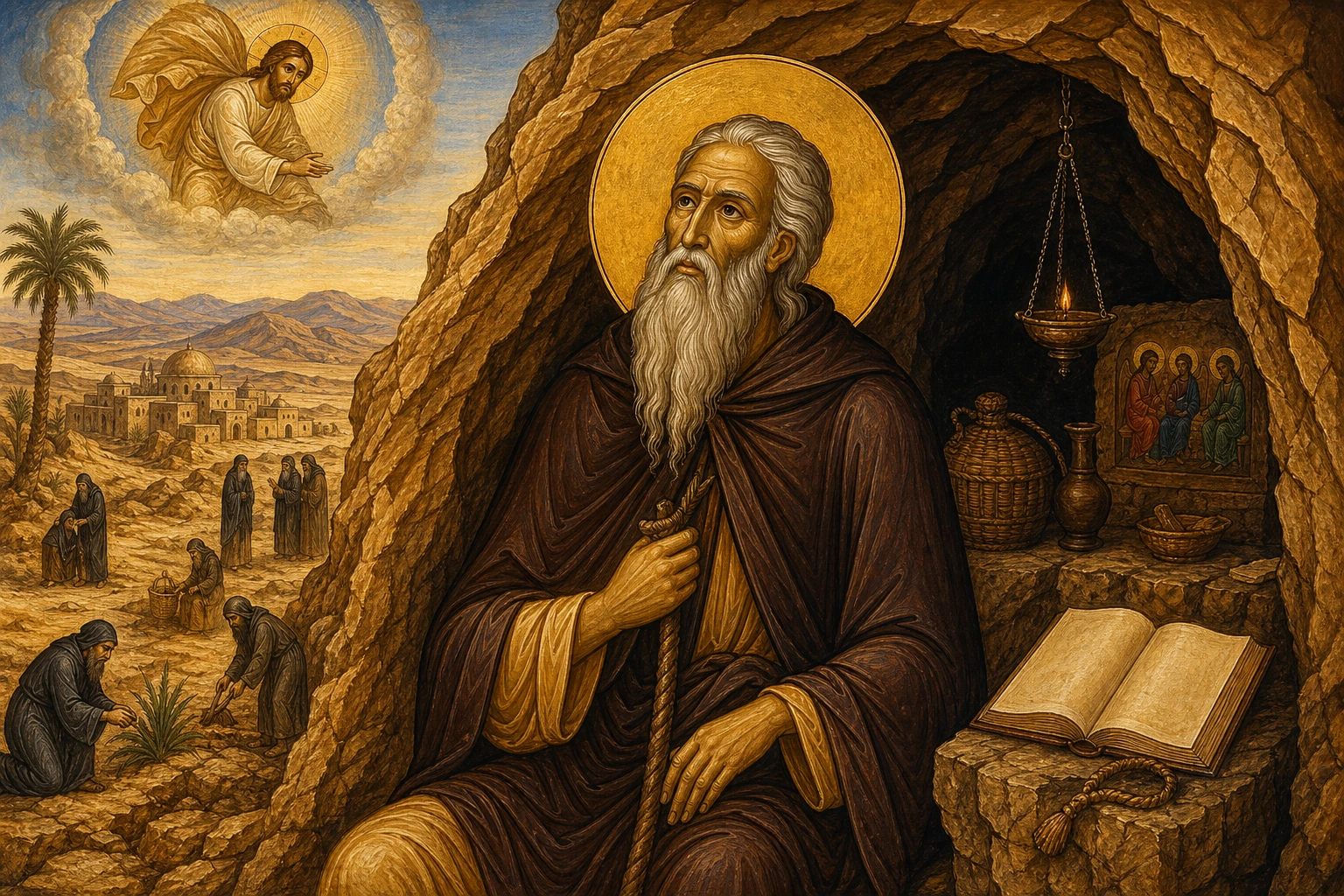 Ο Όσιος Παΐσιος ο Μέγας της Αιγύπτου
