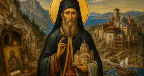 Όσιος Διονύσιος, ο κτήτορας της Μονής του Τιμίου Προδρόμου