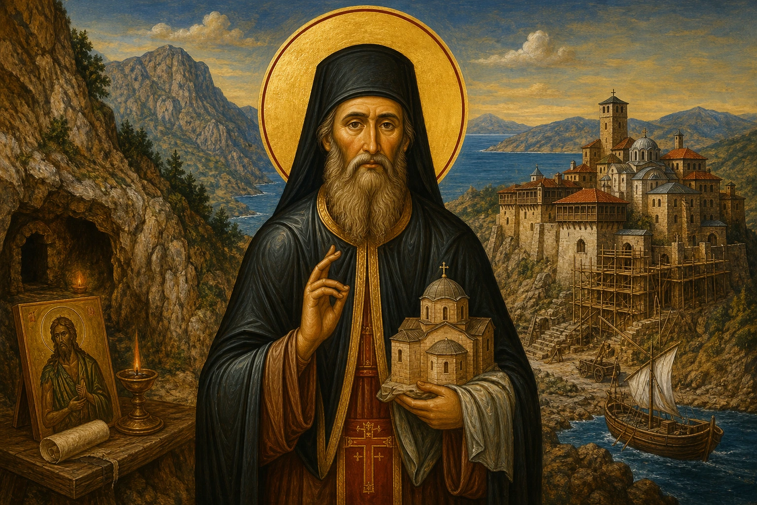 Όσιος Διονύσιος, ο κτήτορας της Μονής του Τιμίου Προδρόμου