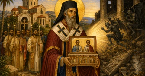 Mbledhja e relikteve të Shenjtors Kyros dhe Ioannou