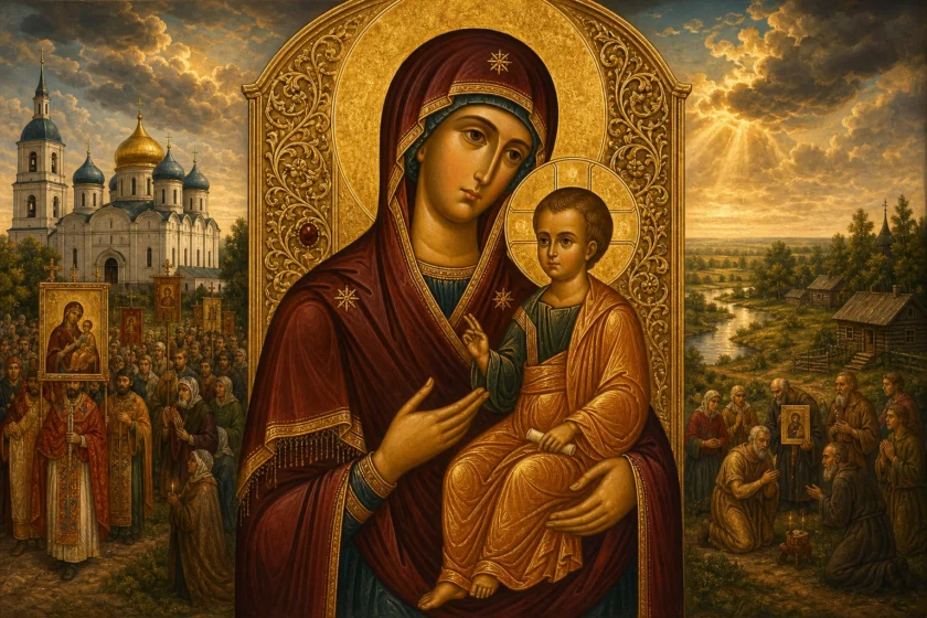 Ikona e Shenjtë e Theotokos of Theodotieff