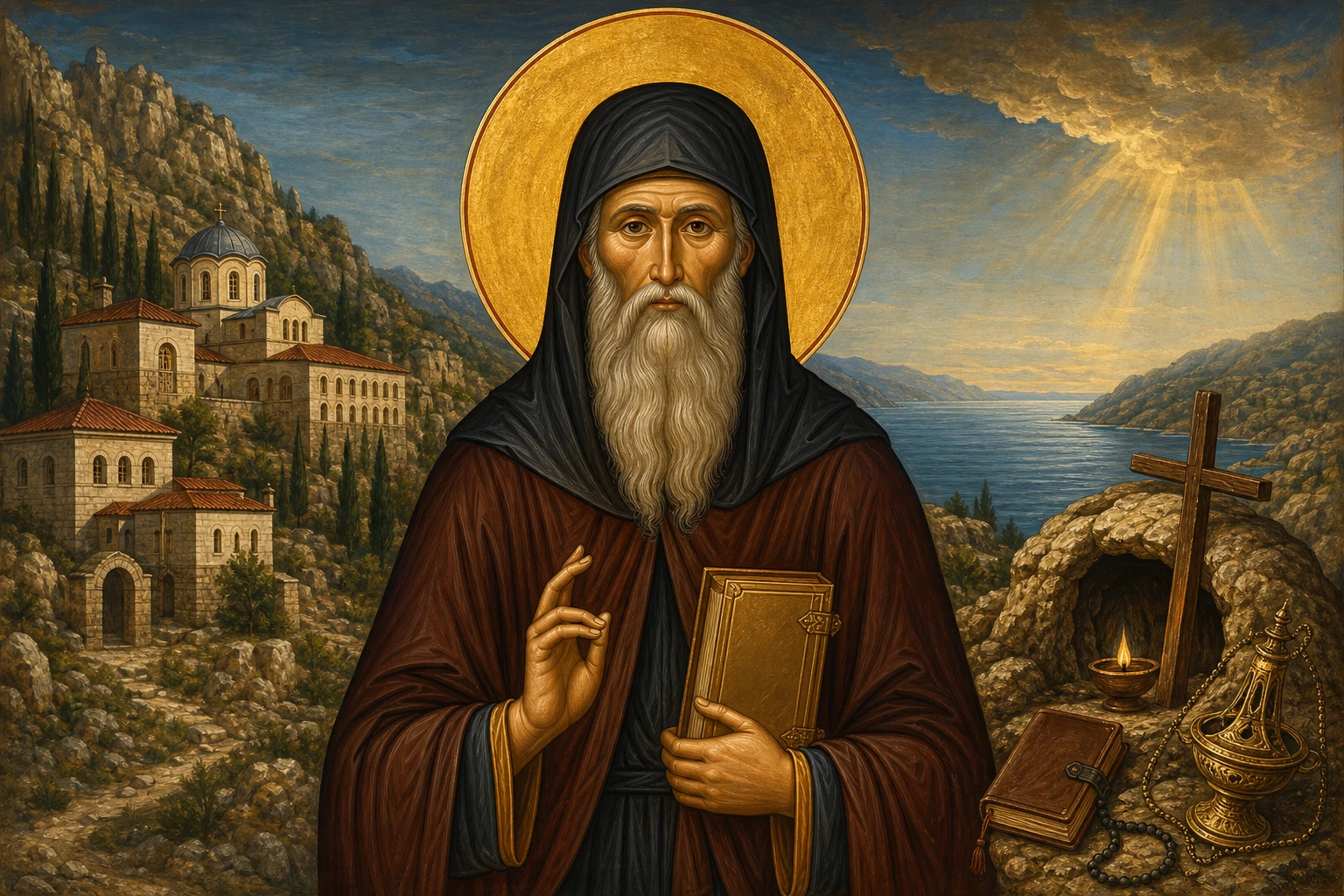 Όσιος Μιχαήλ ο Μαλεΐνος, ο πνευματικός πατέρας του Αγίου Αθανασίου του Αθωνίτη