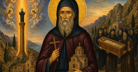 Η Ανακομιδή του Λειψάνου του Οσίου Λαζάρου του Γαλησιώτου