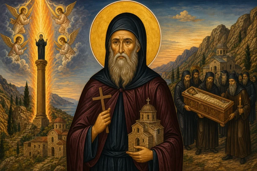 Η Ανακομιδή του Λειψάνου του Οσίου Λαζάρου του Γαλησιώτου