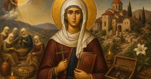 Η Οσία Μακρίνα, η μεγαλύτερη αδελφή του Μεγάλου Βασιλείου
