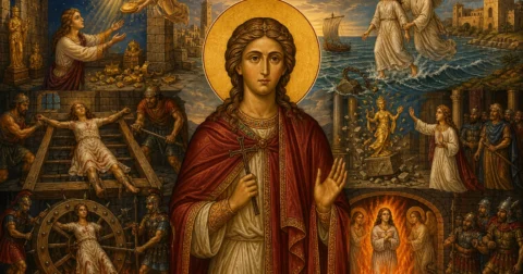 Η Αγία Χριστίνα η Μεγαλομάρτυς της Τύρου