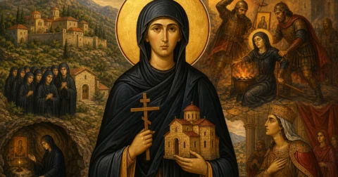 Oshënare Anthousa dhe qymyri i djegur